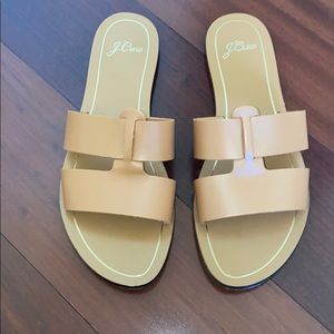 J Crew Saddle Slip On Sandals